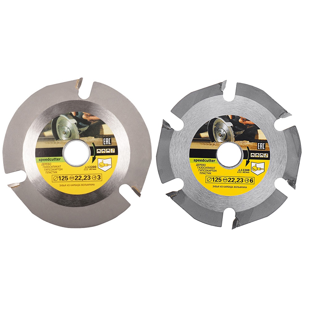 Wood Cutting Disc for Angle Grinder 6 Teeth Circular Saw Blade Wood Carving Hardwood Abrasive Tool Hard Alloy Wood Cutting Disk