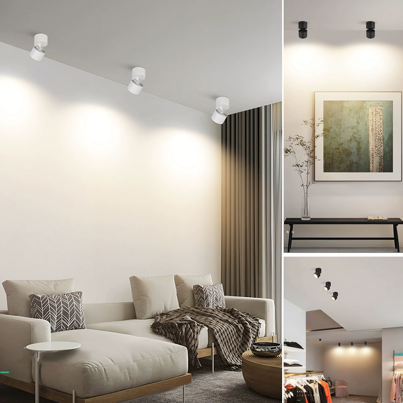 LED Faltbare Scheinwerfer Decke Lampe Downlight 110V 220V Scheinwerfer Unten Wohnkultur Lampe Wohnzimmer Schlafzimmer Beleuchtung leuchte