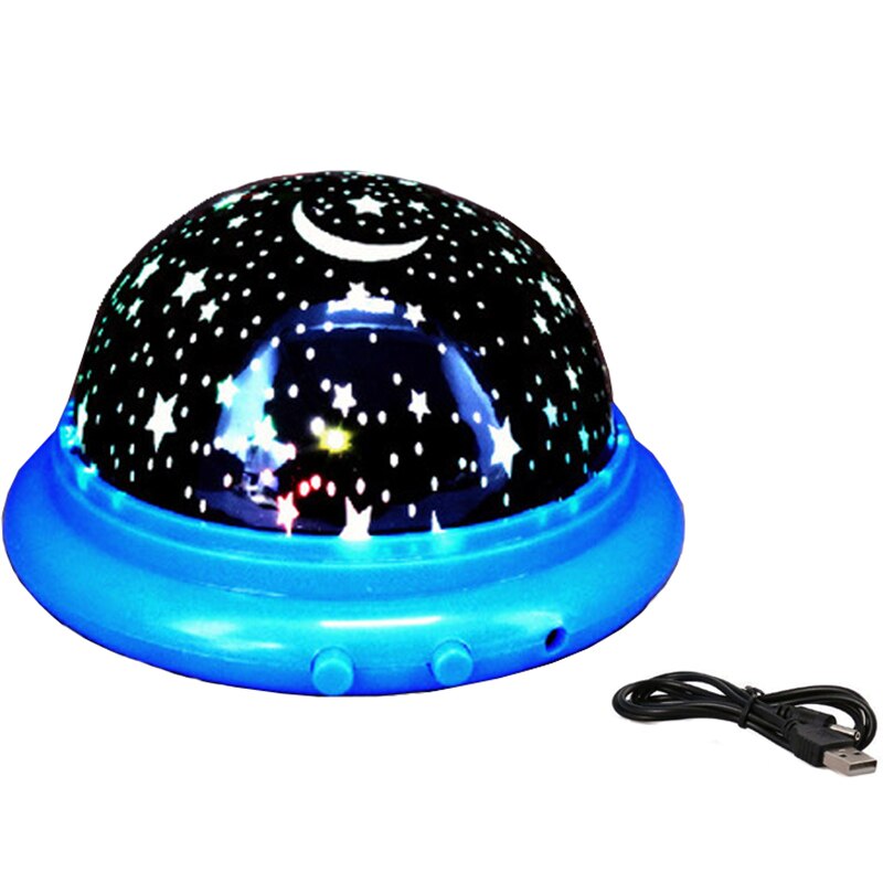 Hemel projector ster maan melkweg nachtlampje voor kinderen kinderkamer decoratie projector roterende kinderkamer nachtlampje led babylamp: 1