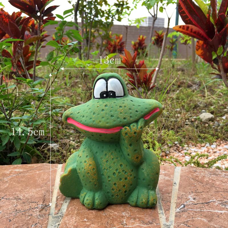 Rolnik człowiek żaba rzeźby ogrodowe roślina doniczkowa dekoracyjne rzeźby kreskówka żaba doniczka dekoracje ceramiczne ogrodnicze wystrój