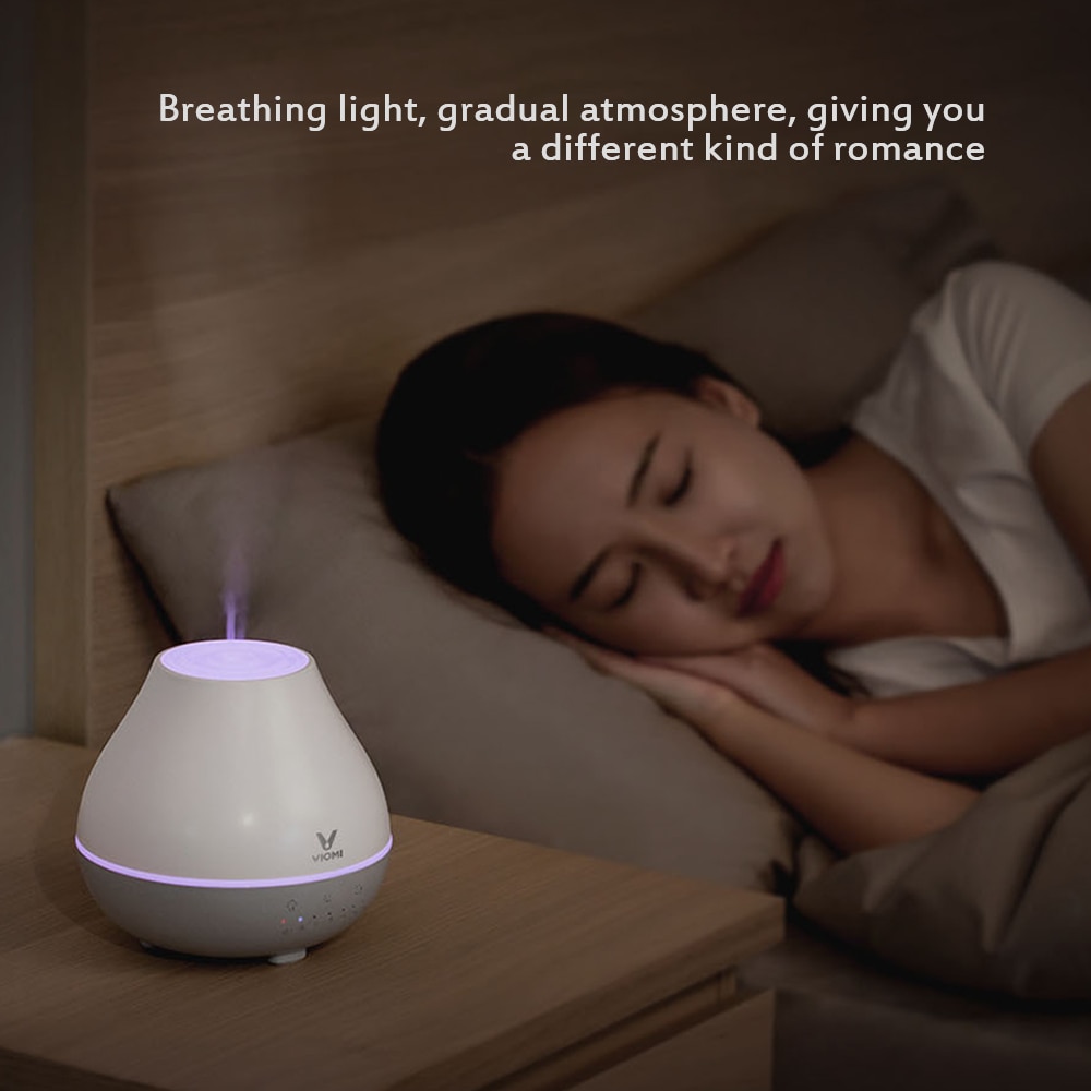 Xiaomi Mijia VIOMI Aromatherapy Diffuser Ultrasonic Humidifier Led Light Air Purifier oil diffuser