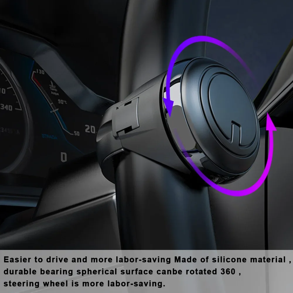 Volante per auto power ball car forza ausiliaria a 360 gradi risparmio cuscinetto sfera dello sterzo power ball accessori auto
