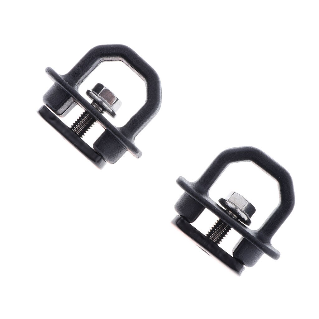 2pc Metal Automotive Car Truck Bed Anchor Points &amp; Eye Bolt Tie Down Hooks Loop for GMC Chevy 2007