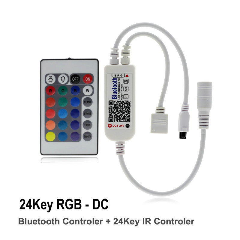 DC5V-24V Bluetooth Rgb Rgbw Led Controller Ios/Android App Bluetooth Rgb Controller Voor Rgb Rgbw Led Strip