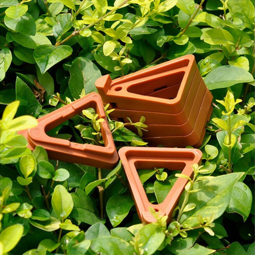 Soportes invisibles antideslizantes para macetas, elevador de pie de maceta de flores de perfil bajo, 12 Uds.