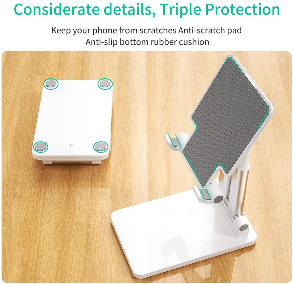 Smart Phone Desktop Tablet Holder Stand Cell Foldable Extend Desk Mobile Phone Support For iPhone iPad Samsung Huawei Xiaomi