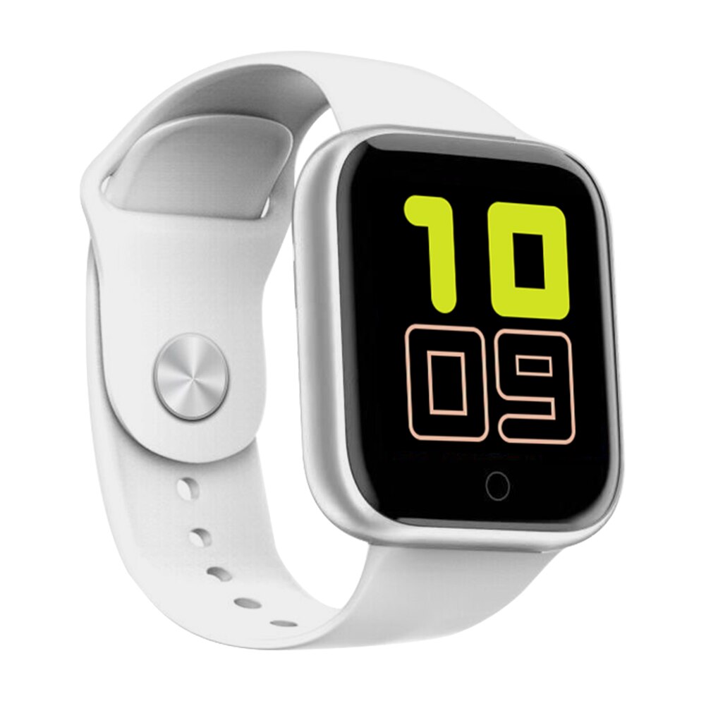 D20 Smart Bracelet Sports Pedometer Watch Fitness Running Walking Tracker Heart Rate Pedometer Smart Band: White