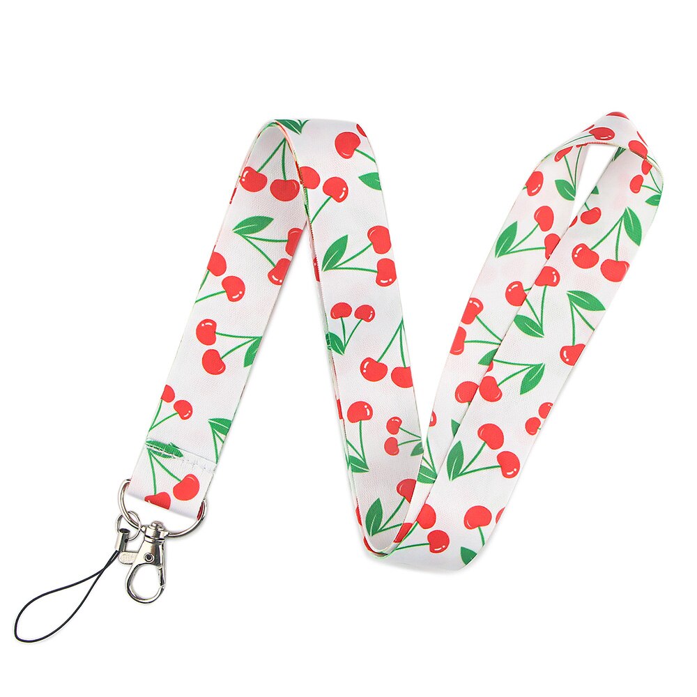 ZF1898 1 stücke Obst Avocado Pfirsich Zitrone Ananas Pflanze Kaktus Katze Footprint Hund Pfote DIY Lanyard Neck Strap Für USB abzeichen Halter: 3