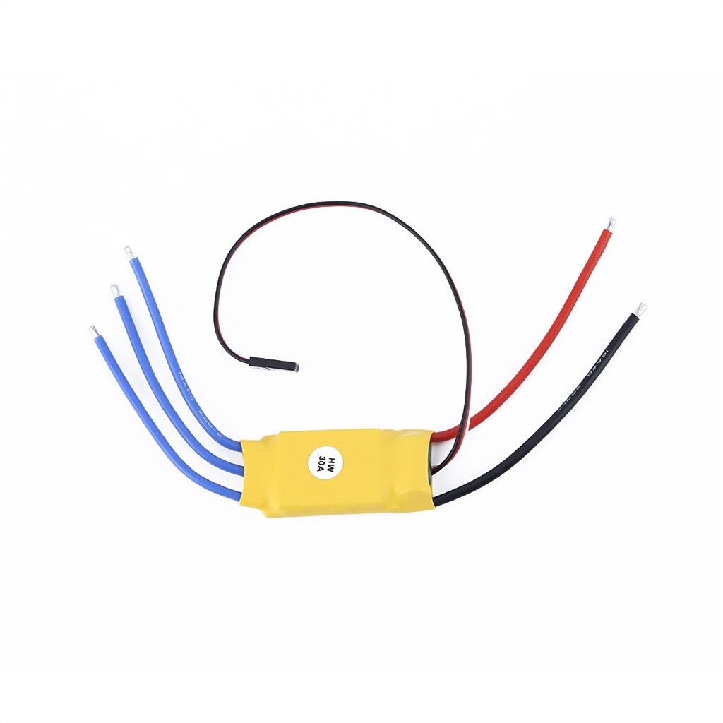 30A Brushless Motor Speed Controller RC BEC ESC T-rex 450 V2 for Helicopter Boat 57mm x 25mm x 8mm 906#2