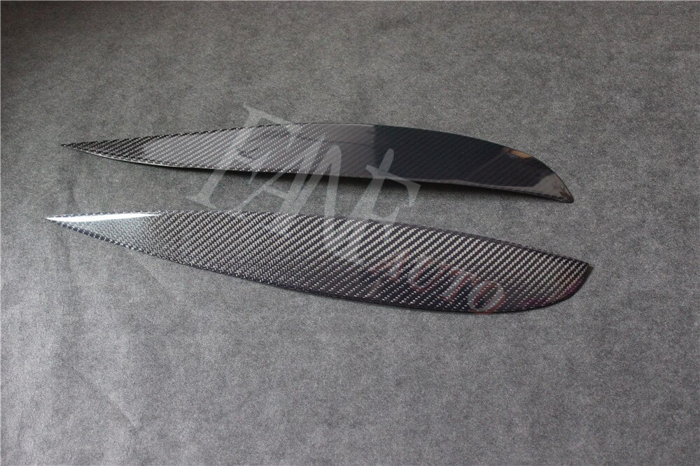 Carbon Fiber Headlight Cover Eyebrows Eyelids for Acura RSX Honda Integra DC5 2002-2006