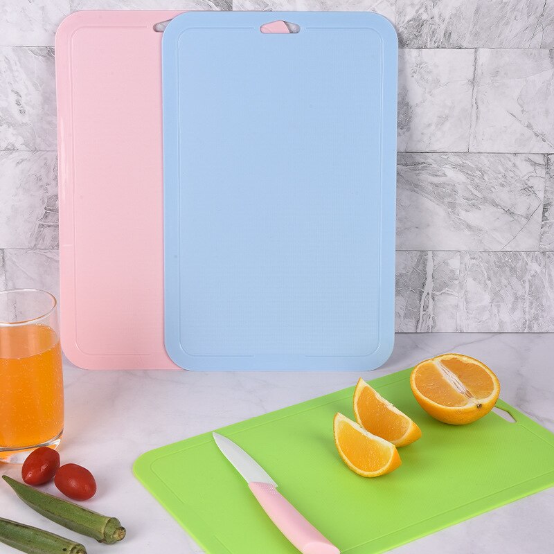 1 Plastic Snijplank Tafel Mat Anti Slip Ultra Dunne Snijden Groente En Fruit Board Baby Aanvullende Voedsel Snijplank