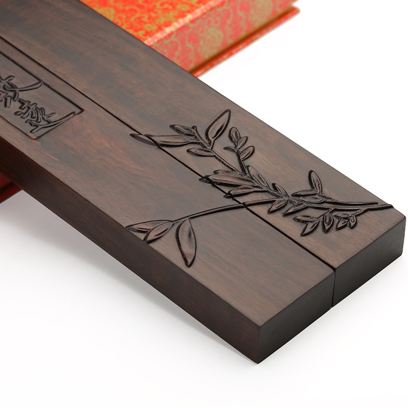 Chinese Style Calligraphy Paperweight Wooden Paperweights Carving Calligraphy Writing Painting Supplies Artist Supplies