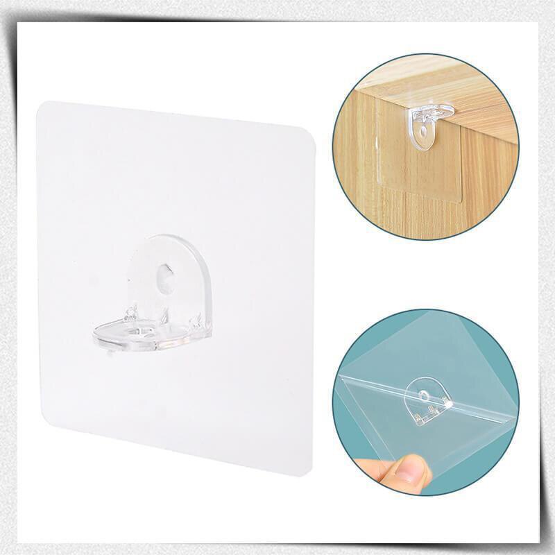 Wardrobe Partition Holder Punch-free Layered Partition Bracket Durable for Home B88