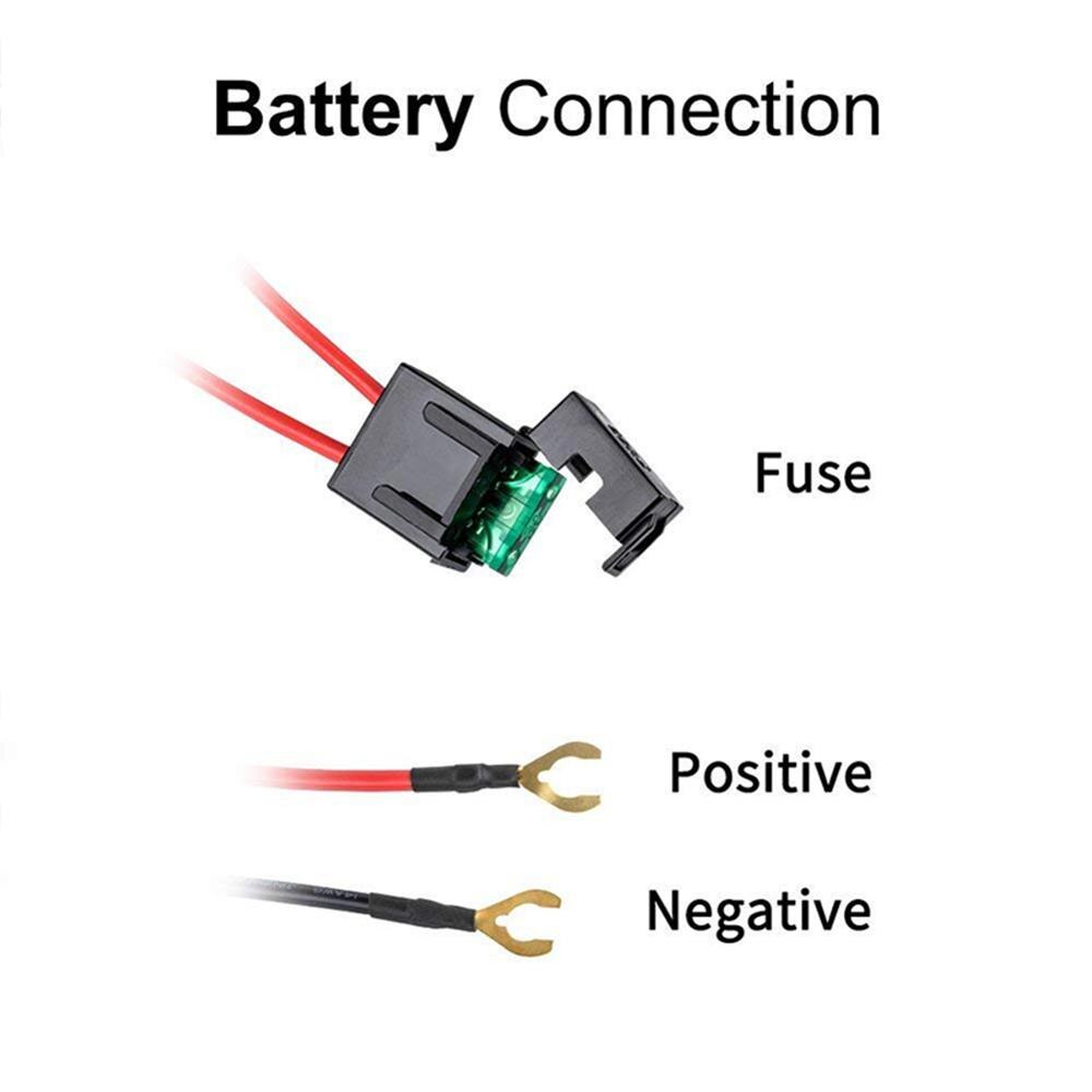 1 set Wiring Harness for motorcycle headlights Light Rocker Switch Wiring Harness ATV Driving Light Flash Control Relay Fuse Kit