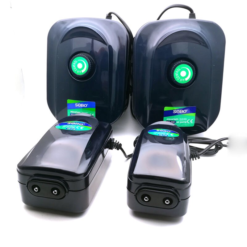 Silent Aquarium Air Pump Fish Tank Air Output Adjustable Flow Oxygen Air Pump 2/4 Outlets Aquarium Pump SB748/SB848/SB948/SB988