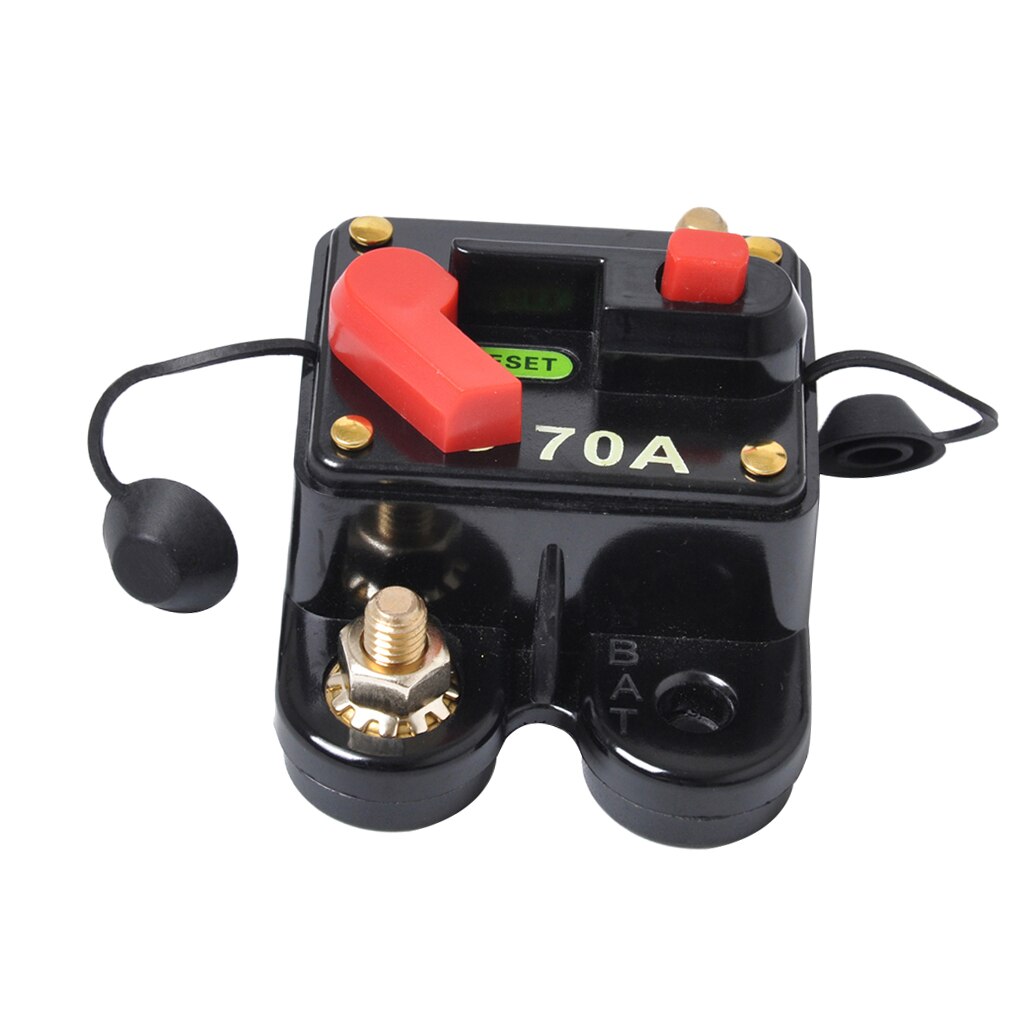 70A AMP Manual Reset Circuit Breaker 12v Car Boat Power Safety Protection