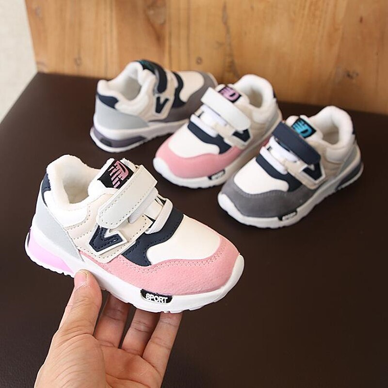 Herfst Winter Kinderen Schoenen Baby Jongens Meisjes Kinderen Ongedwongen Warme Sneakers Ademend Soft Running Sport Schoenen Maat 21-30