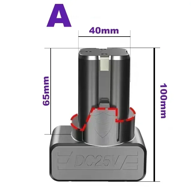 100% 25V destornillador eléctrico batería Taladro Inalámbrico Taladro Eléctrico batería destornillador inalámbrico llave