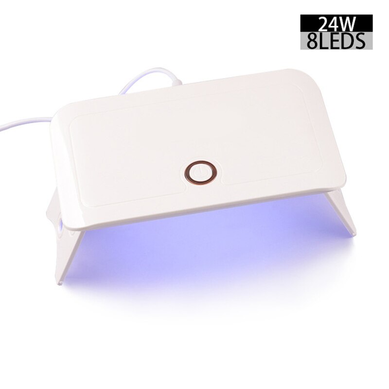 Mini lámpara UV/LED para uñas, 88W/9W, patrones personalizados, interfaz USB portátil, conveniente para uso doméstico, secador de uñas al por mayor
