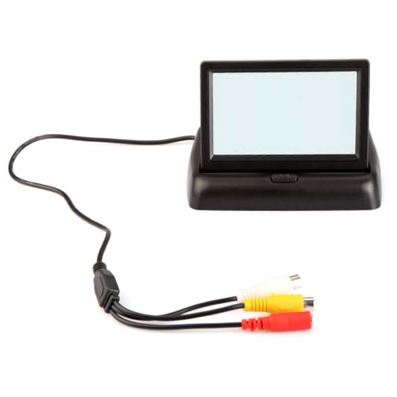 Opvouwbare 4.3Inch Kleuren Lcd Tft Reverse Rear View Monitor Voor Auto Back Up Camera