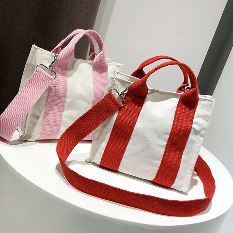 Damen-schultertasche Ich bin koreanischen stil, frische, kleine, lässige damen-schultertasche, damen-Segeltuch-taschen