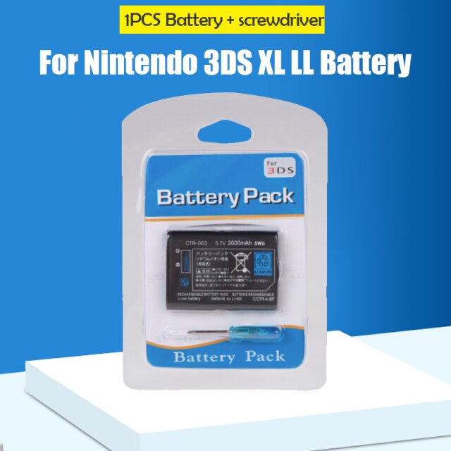 3,7 V 2000mAh CTR-003 Wiederaufladbare Lithium-Batterie Für Nintendo 2DS XL 3DS CTR-001 JAN-001 kabellos Regler Ersatz zelle: 1Stck