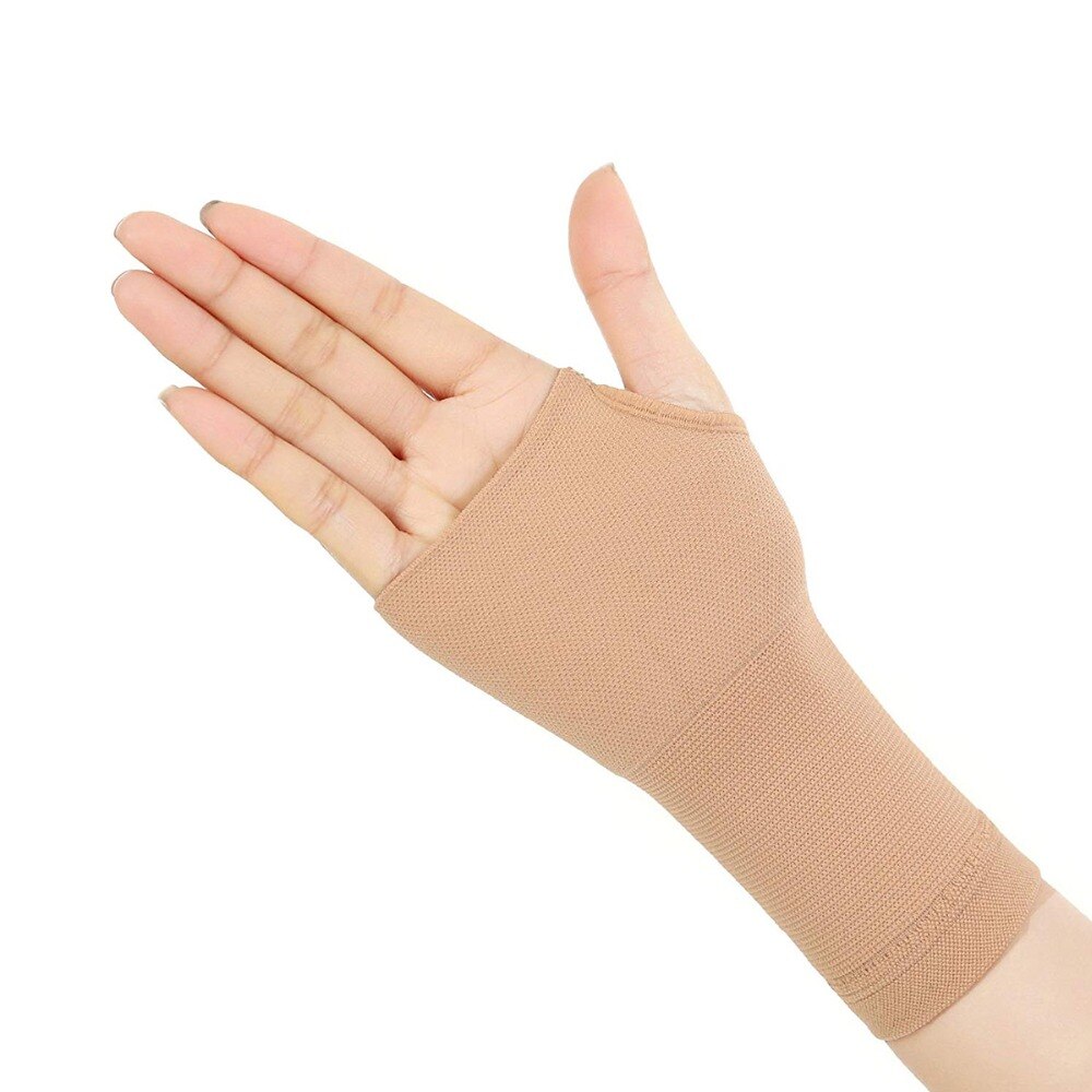 1 Pair Lengthened Arthritis Therapy Compression Gloves Thumb Hand Wrist Support Gloves Tendonitis Rheumatoid Pain Relief