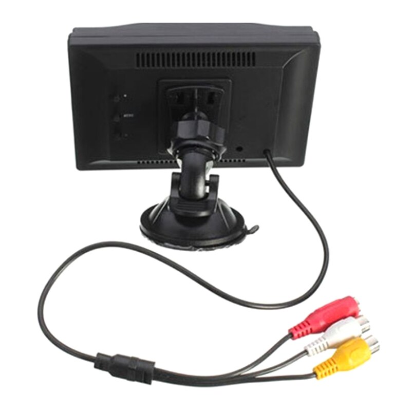 D7YA Car Parking Assistant System Kit LCD Monitor Display Rearview High Definition Screen Back-up Camera Rear View Camera
