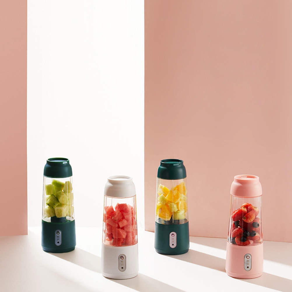 Portable Mixer USB Electric Fruit Juicer Handheld Smoothie Maker Blender Stirring Rechargeable Mini Food Processor Juice Cup