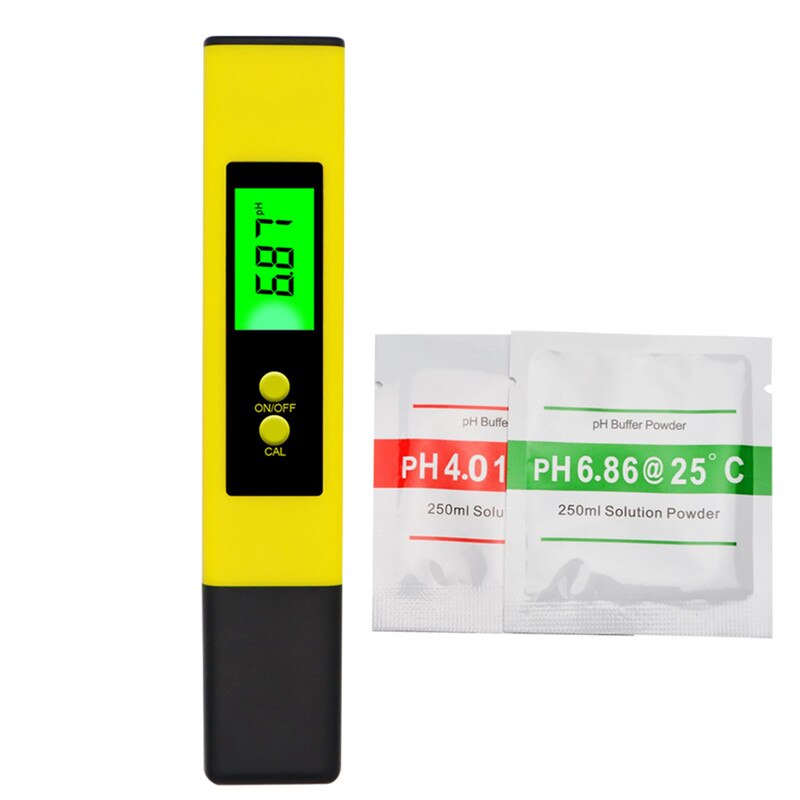 Digital PH Meter LCD PH Tester Accuracy 0.1 Automatic Calibration for Water Food Aquarium Pool Hydroponics Pocket Size 40% OFF: E