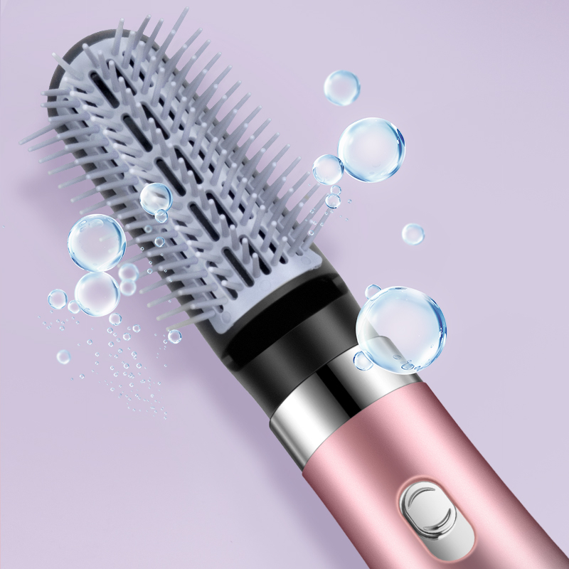 Haar Trockner Tragbare Kamm ionische Haar Glättung Pinsel Heißer Luft Eisstockschießen Für Haar Rolle Schlag Trockner schnell trocken Haar Curler Eisstockschießen