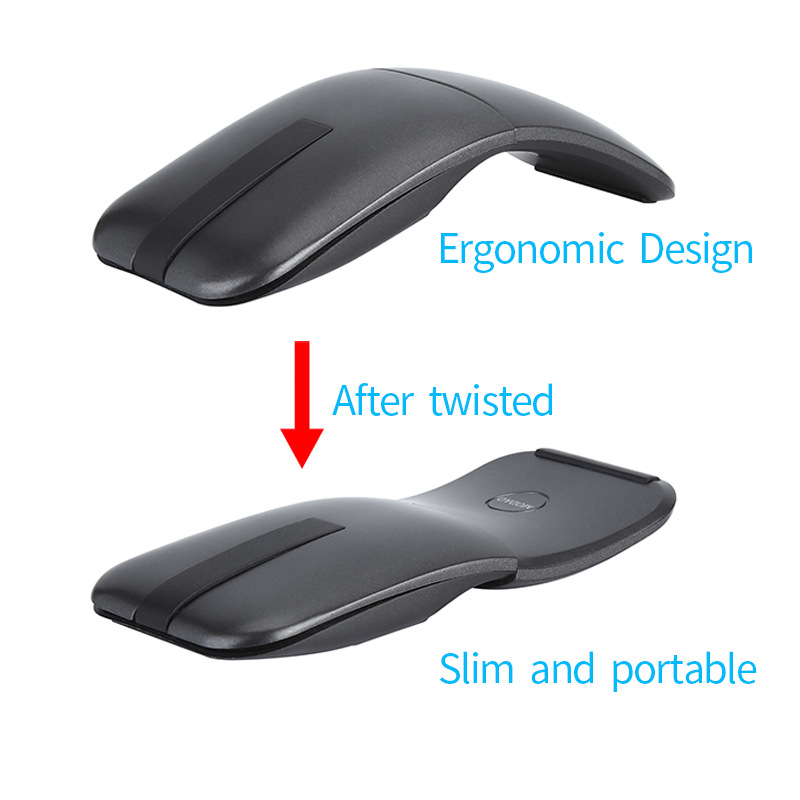 Nieuw Product Ultra-Dunne Touch Opvouwbare Weisoft Tweede Generatie 2.4 Upgrade Arc Touch Draadloze Optische Muis