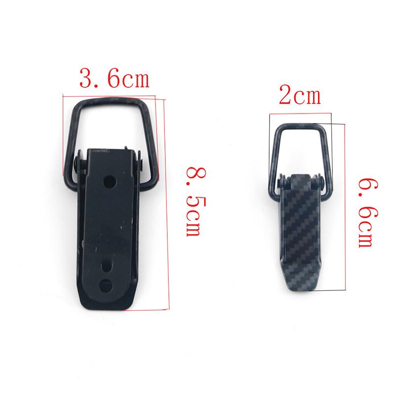 Universal Bumper Durable Security Hook Lock Clip Kit Clip Hasp for Racing Car Truck Hood Quick Release Fastener