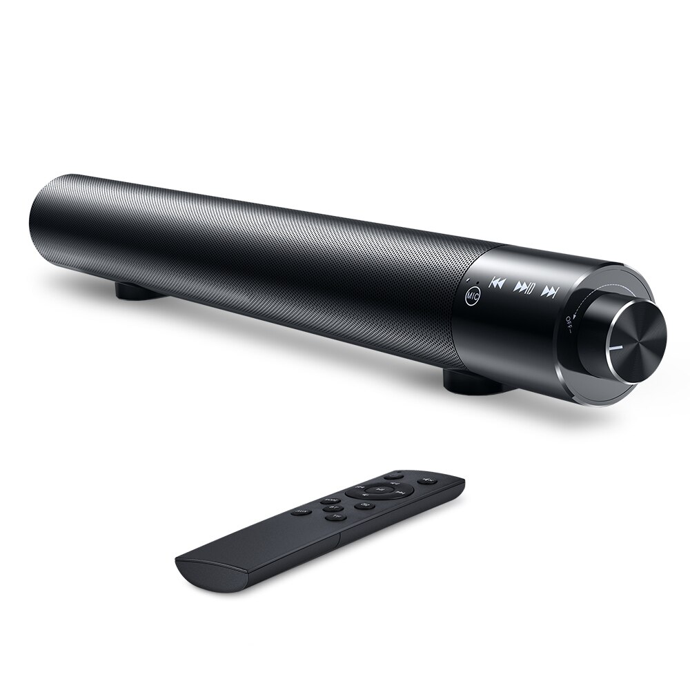 Sound Bar Bluetooth Speaker Draagbare Draadloze Subwoofer Dual Speaker Sound Player Aux/Tf Sound Bar Stereo Voor Pc en Tv: Default Title