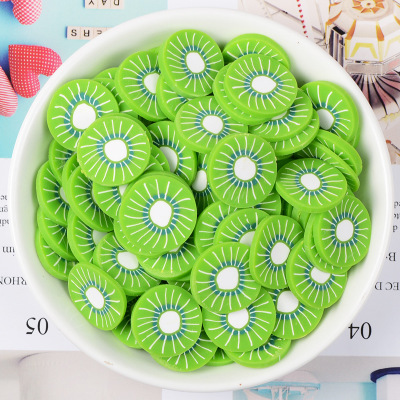 Lote de 20 unidades de arcilla de colores, Rodajas de frutas, uvas, limón, limones, arcilla polimérica, decoración DIY, artesanía hecha a mano 2cm: Nihou Peach