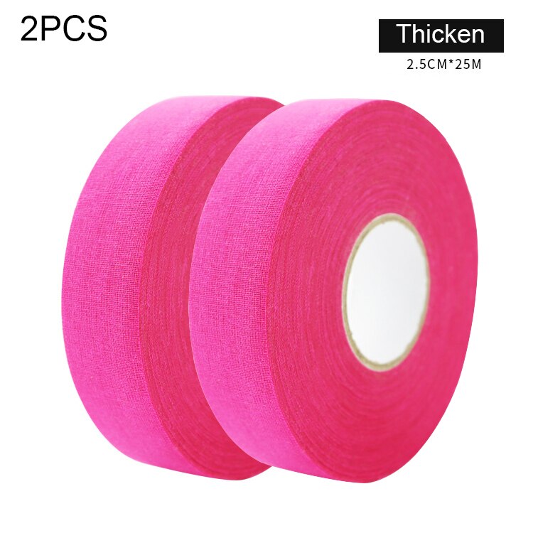 Professionale Addensare Hockey Su Ghiaccio Bastone Nastro di Sicurezza Calcio Pallavolo Basket Ginocchio Pad Antiscivolo Golf Nastro: rose 2pcs