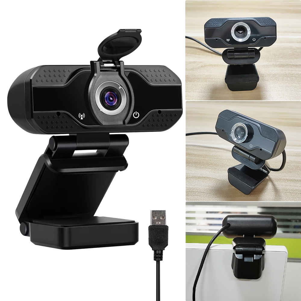 X55 USB 2.0 Webcam 1080P HD Digital Computer Camera with Microphone Plug and Play Conference Live Video Recording Camera