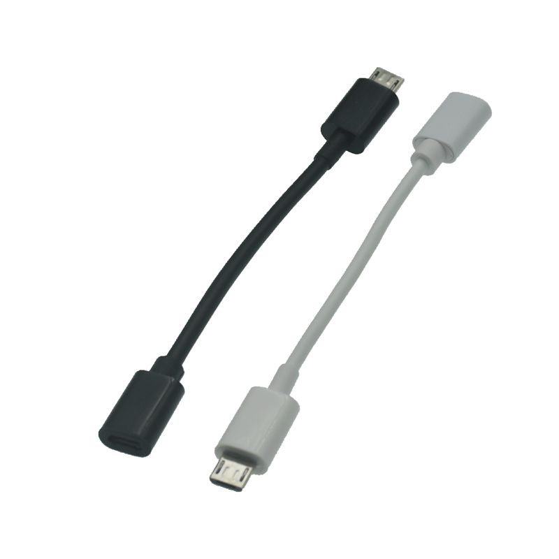 Micro Usb Male Naar Vrouwelijke Usb 2.0 Korte Kabel Converter Uitbreiding Adapter 10Cm 25Cm 50Cm 100Cm 150Cm 200Cm Kabel