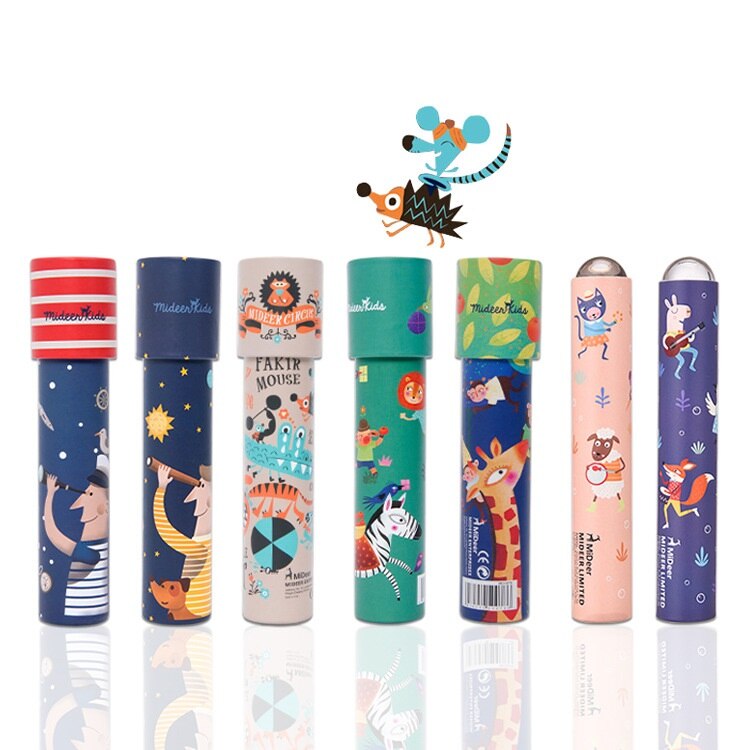 Kaleidoscopes kids toys classic toys rotation educational-toys imaginative cartoon children interactive ship free