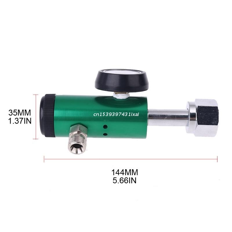 Diss/Barb 3000psi CGA540 Zuurstof Drukregelaar Zuurstof Inhalator Flowmeter Zuurstof Cilinder Flow Meter Voor Ziekenhuis