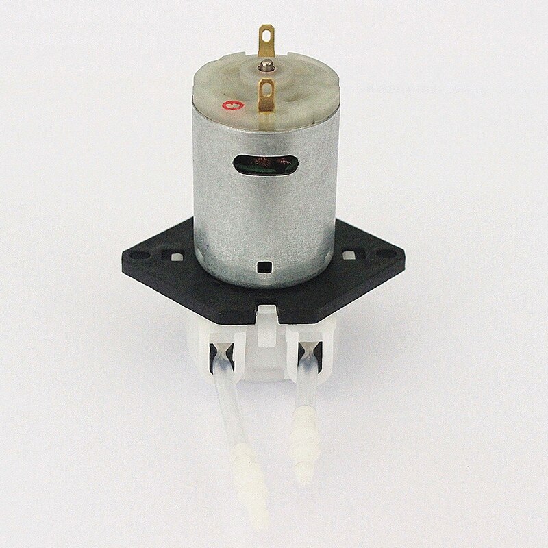 12V Peristaltic Pump Electric Miniature Small Water Pump Titration Pump Laboratory Metering Pump DC Self-Priming Pump 107Ml/Min