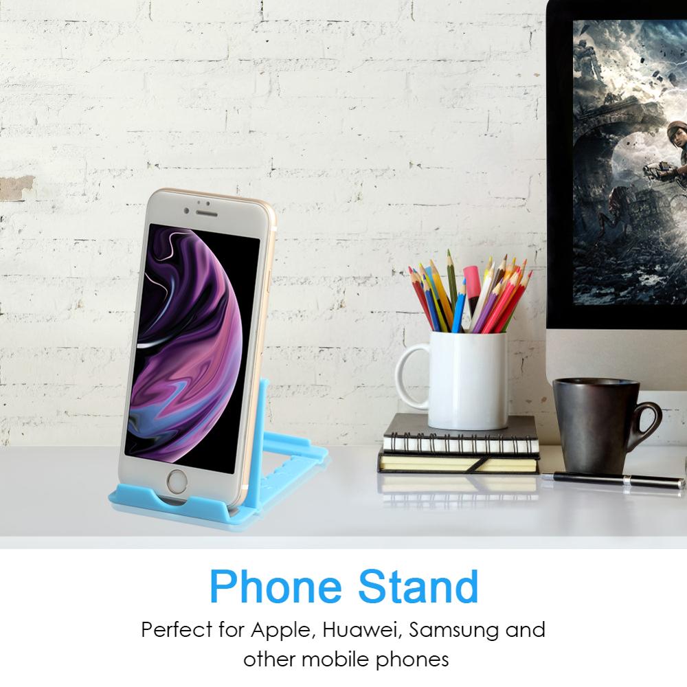 ONKAR Mini Smart Monitor Pad Cell Phone Stand Support Plastic Adjustable for Phone iPad Mini Size Light Weight