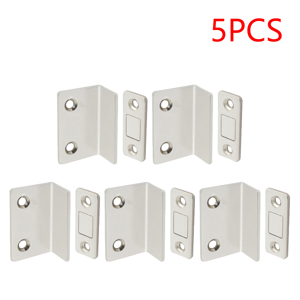 1-10 Stück stärker Magnete chrank fängt Magnet Tür Stopper versteckte Tür schließer mit Schraube für Schrank Schrank Möbel Hardware-: Silber