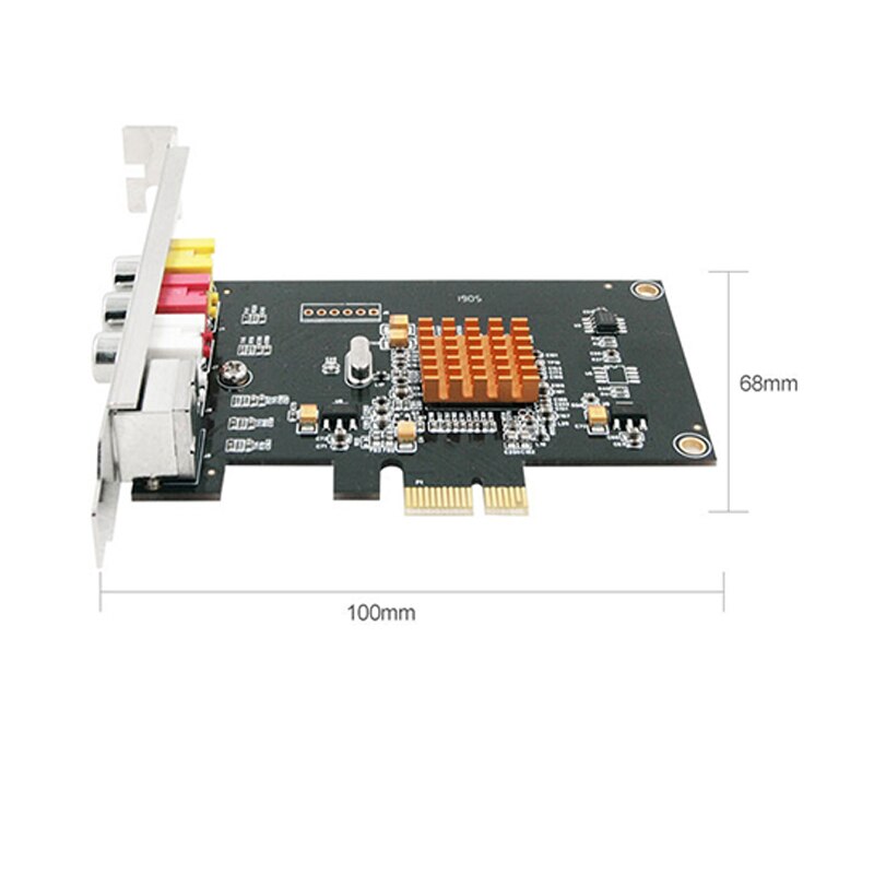 LX725 SD 768x576 Video Capture Card With SDK DV Camera TV Box Magnetic Tape PCI-E Converter Support Windows XP 7 8 10