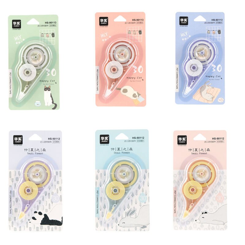 3 PC Simple and Fresh Correction Tape Correction Tape Correction Tape Student Correction Tape