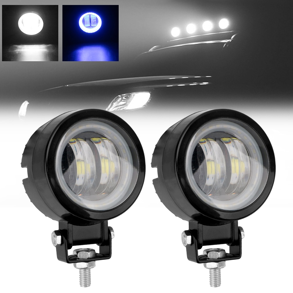 Extra CREE Rond 10 W led-koplamp voor Motor - Scooter - Quad