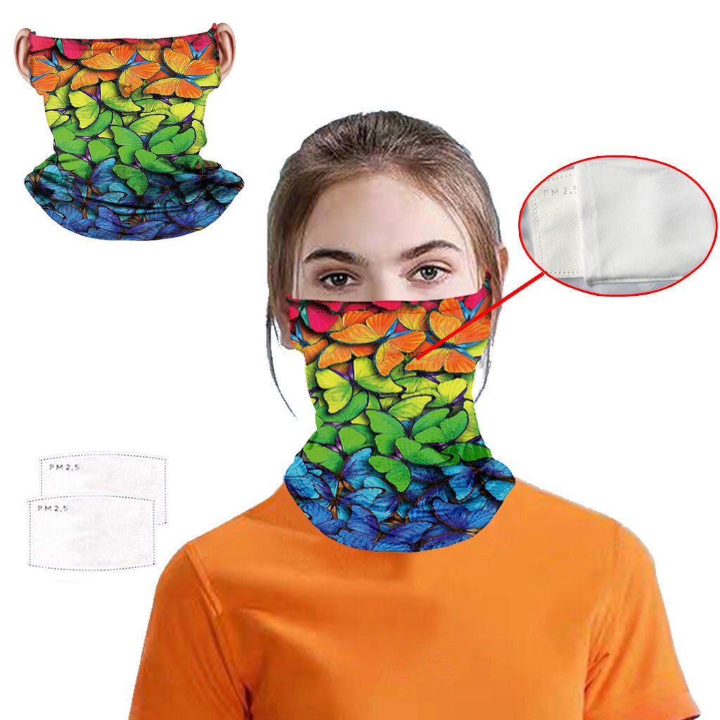 Face Cover Hiking Scarves Magic Scarf Outdoor Cycling Headwear Protection Neck Bandana Sport Tube UV Funny Print Scarf Scarves