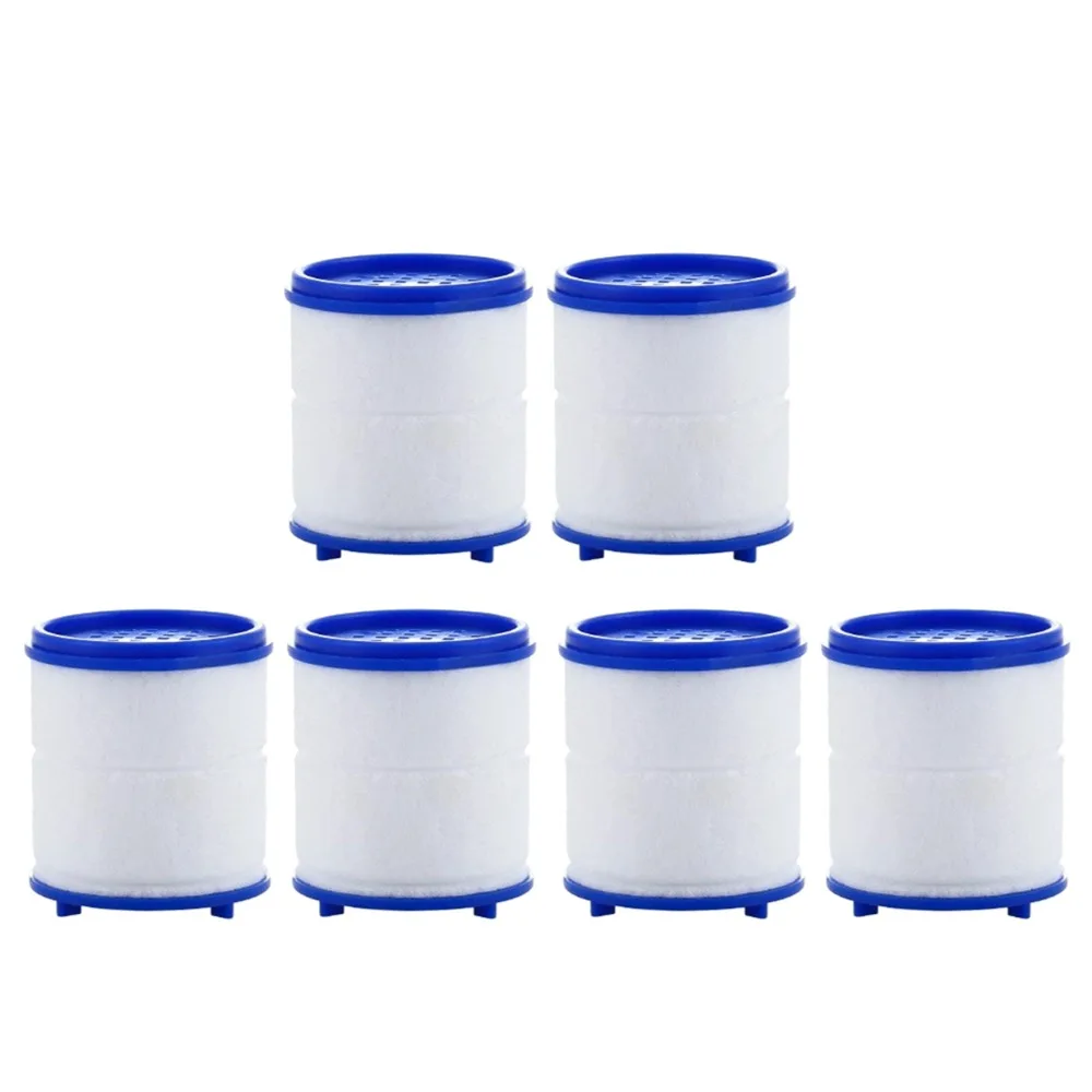 Faucet Filter Element Purifier Sprayer Head Household Water Purifier Filter Shower Remove 360° Chlorine Heavy Metal Filtered: Navy Blue