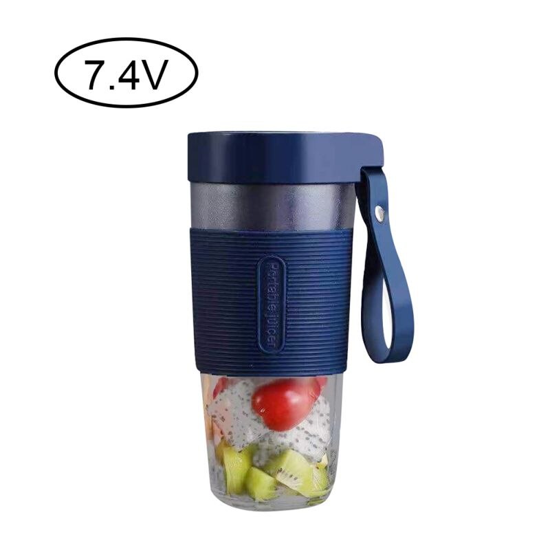 Draagbare Elektrische Juicer Kleine Fruit Cup Voedsel-Blender Processor Mixer 400 Ml Mini Usb Oplaadbare Fruit Elektrische Sap Mengen cup: D