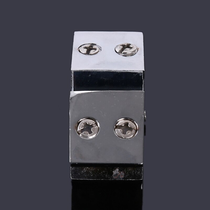 Zinc Alloy Wall Mount Glass Shower Door Hinges For Home Bathroom Furniture Clip Silver Durable Mirrored Hardware